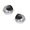 Unifizz Chimney Cap Polished 201 Stainless Steel Extractor Grille,150MM Nose External Vent for Ventalition, Silver, 2 Pcs. view 1