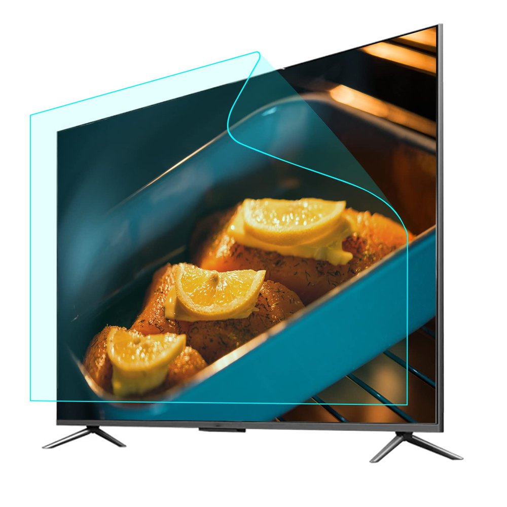 DRILLYR 32-75 Inch TV Screen Protector, Anti Blue Light/Anti Glare Relieve Screen Filter Film Relieve Eye Fatigue for LCD, LED, OLED & QLED 4K HDTV,32 in 704 X 395mm