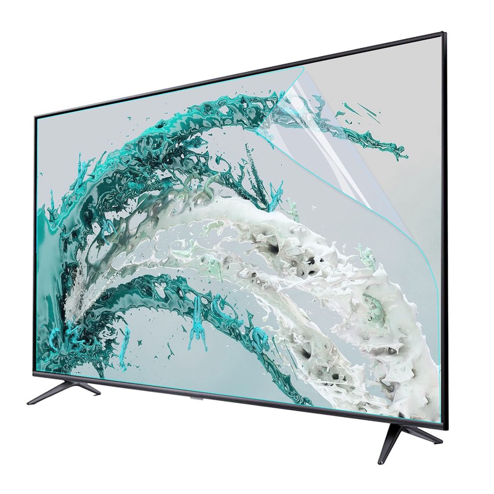 JHZDX TV Screen Protector for 32-75 Inch TV - Filter Out Harming Blue Light - Reduce Glare Reflections - Anti Scratch Protect TV Screen, Customizable,60"(1327 * 749mm)
