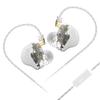CCA CRA in Ear Monitor, Ultra-Thin Diaphragm Dynamic Driver IEM Earphones, Clear Sound & Deep Bass in Ear Headphones, Wired Gaming Earbuds with 2 Pin Detachable Cable for Singer Musicians Drummers view 1