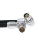 Alvin's Cables for Red-Komodo Rotatable Flexible Power-Cable 2-Pin Female to Adjustable Right-Angle 2-Pin Male Cord view 3