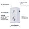 PIR Motion Sensor Activated Sound Player Speaker with USB Cable, Download Your own MP3 Audio Files to Play Speech, Music or Sound Effects (White) view 3