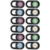 SOLUSTRE 12pcs Daisy Pattern Privacy Webcam Cover Ultra Thin Slide Design for Laptop Tablet Strong Adhesive for Security Stylish Decor for Digital Privacy view 1