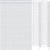 Pasow Beaded Cable Tie Wrap Releasable Reusable Zip Ties Adjustable Self Locking Nylon Cable Zip Ties - 100 Pack (6 Inch) view 1