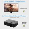 DLP 3D Glasses 2 Pack, JX30 Rechargeable 3D Active Shutter Glasses for All DLP-Link 3D Projectors, Compatible with BenQ, Optoma, Dell, Acer, Viewsonic DLP Projector, Can't Used for TV Computer view 3