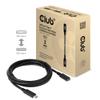 CLUB3D USB Gen1 Type-C Extension Cable 5Gbps 60W(20V/3A) 4K60Hz M/F 1m/3.28ft view 3
