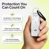 Personal Alarm for Women Safety, 130dB Loud Siren Keychain, TSA Safe, White view 2