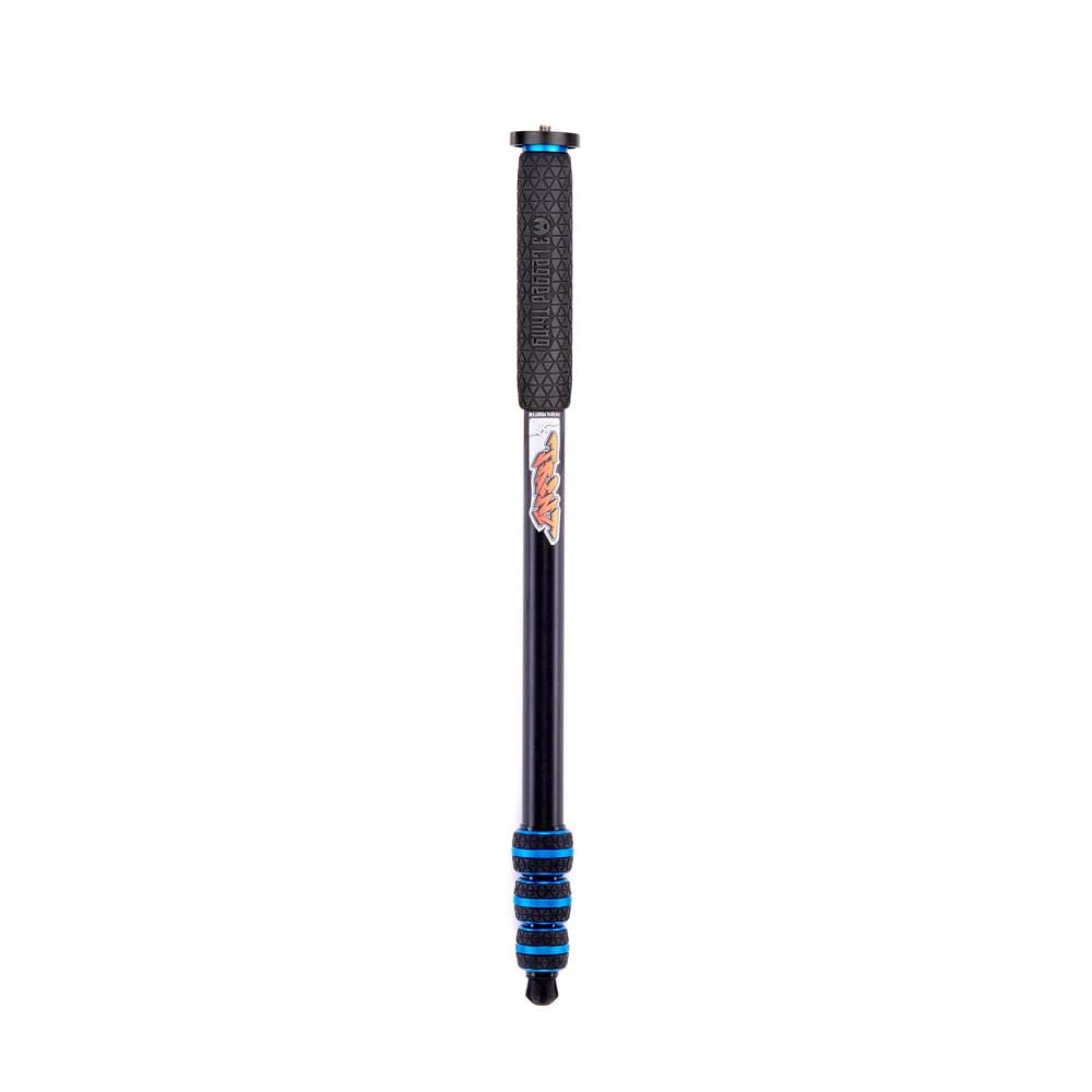 3 Legged Thing Punks Trent 2.0 Monopod - Lightweight Magnesium Alloy Camera Monopod with Multiple Uses for Heavy Equipment (TRENTBLUE2.0)