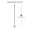 3 Legged Thing Punks Trent 2.0 Monopod with Docz2 Foot Spreader Kit - Lightweight Magnesium Alloy Camera Monopod with Multiple Uses for Heavy Equipment (TRENTKITGREY2.0) view 2