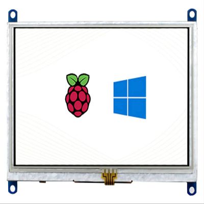 waveshare 5" 800480 Resistive Touch Screen LCD TFT Monitor for Raspberry Pi 4B/3B+/3B/2B/A+/Zero/Zero W/WH, PC Windows 10/8.1/8/7, Driver Free