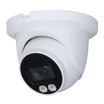 LTS LTDHIP3542NW-28ISMLC 4 MP Full-Color Warm LED Fixed-Focal Eyeball Smart Network Outdoor Camera, 2.8 mm-3.6 mm Lens