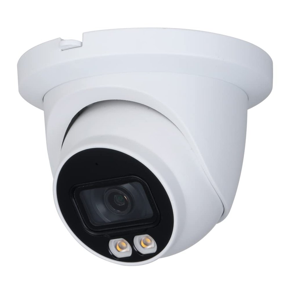 LTS LTDHIP3542NW-28ISMLC 4 MP Full-Color Warm LED Fixed-Focal Eyeball Smart Network Outdoor Camera, 2.8 mm-3.6 mm Lens