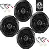 KICKER Speakers 6.5 inch for Ford Fusion 2013-2020 Upgrade Kit - 4 Pack of DS Series with Harness, Coaxial 6 1/2 Car Audio Front and Rear Door Speaker DSC650, 43DSC6504 view 1
