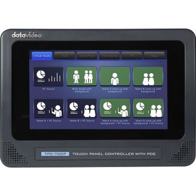Datavideo TPC-700P Touch Panel Controller with PoE