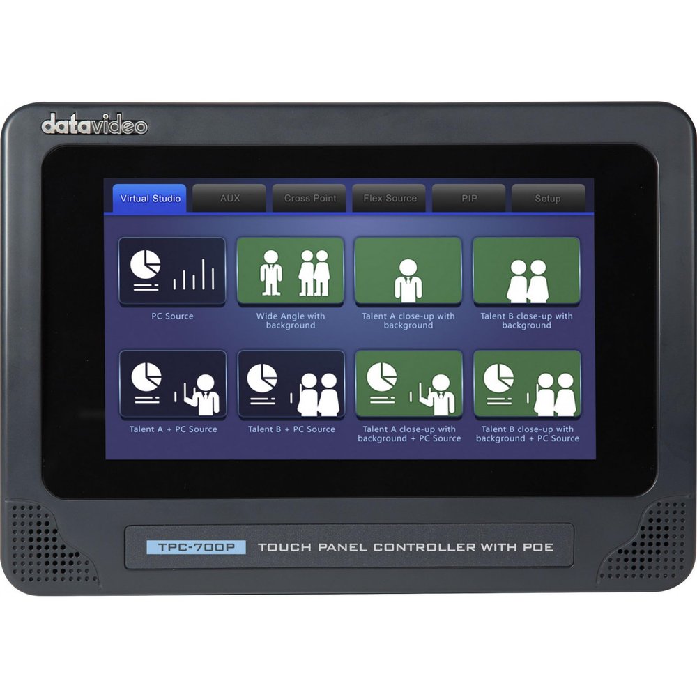 Datavideo TPC-700P Touch Panel Controller with PoE