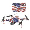 MightySkins Glossy Glitter Skin Compatible with DJI Air 2S - Patriot | Protective, Durable High-Gloss Glitter Finish | Easy to Apply, Remove, and Change Styles | Made in The USA view 1