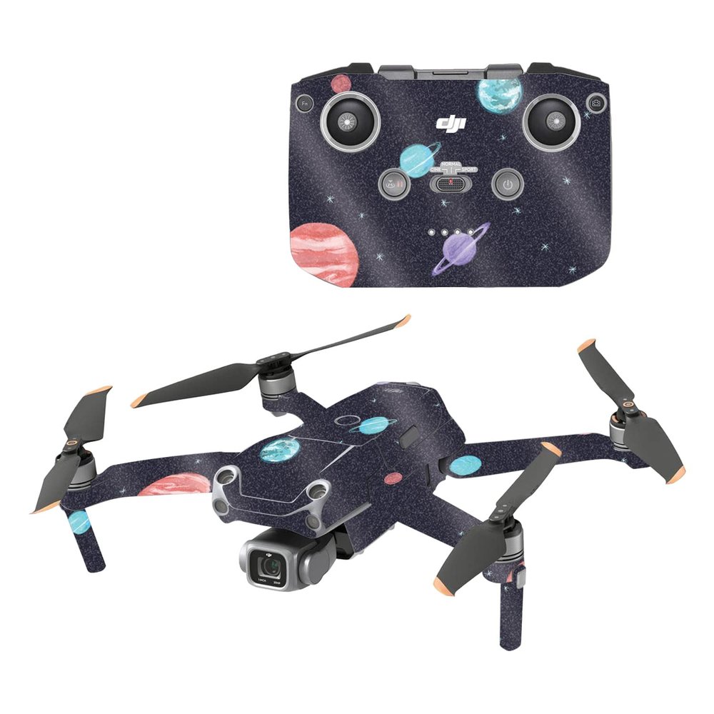 MightySkins Glossy Glitter Skin Compatible with DJI Air 2S - Bright Night Sky | Protective, Durable High-Gloss Glitter Finish | Easy to Apply and Change Styles | Made in The USA