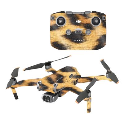MightySkins Glossy Glitter Skin Compatible with DJI Air 2S - Cheetah | Protective, Durable High-Gloss Glitter Finish | Easy to Apply, Remove, and Change Styles | Made in The USA