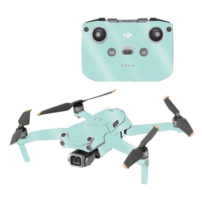 MightySkins Glossy Glitter Skin Compatible with DJI Air 2S - Solid Seafoam | Protective, Durable High-Gloss Glitter Finish | Easy to Apply and Change Styles | Made in The USA
