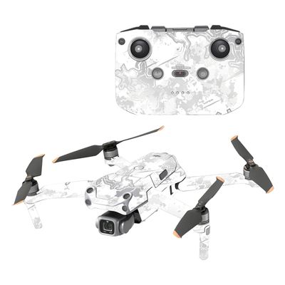 MightySkins Glossy Glitter Skin Compatible with DJI Air 2S - Viper Snow | Protective, Durable High-Gloss Glitter Finish | Easy to Apply, Remove, and Change Styles | Made in The USA