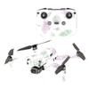 MightySkins Glossy Glitter Skin Compatible with DJI Air 2S - Water Color Flowers | Protective, Durable High-Gloss Glitter Finish | Easy to Apply and Change Styles | Made in The USA view 1