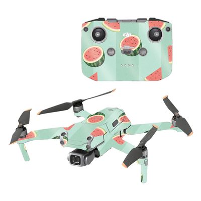 MightySkins Glossy Glitter Skin Compatible with DJI Air 2S - Watermelon Patch | Protective, Durable High-Gloss Glitter Finish | Easy to Apply and Change Styles | Made in The USA
