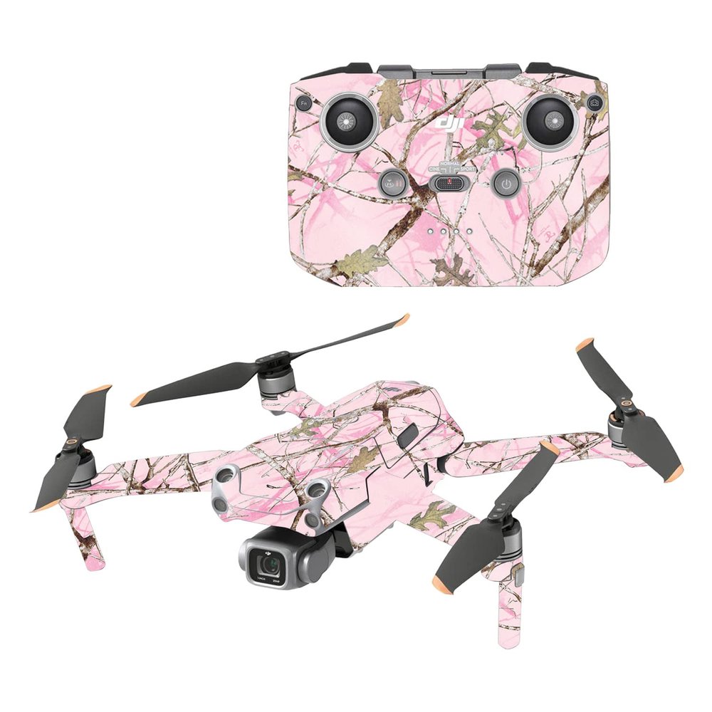 MightySkins Glossy Glitter Skin Compatible with DJI Air 2S - Conceal Pink | Protective, Durable High-Gloss Glitter Finish | Easy to Apply and Change Styles | Made in The USA