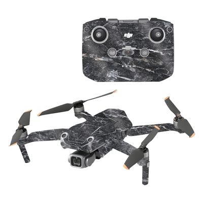 MightySkins Glossy Glitter Skin Compatible with DJI Air 2S - Onyx Marble | Protective, Durable High-Gloss Glitter Finish | Easy to Apply and Change Styles | Made in The USA