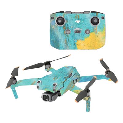MightySkins Glossy Glitter Skin Compatible with DJI Air 2S - Acrylic Blue | Protective, Durable High-Gloss Glitter Finish | Easy to Apply and Change Styles | Made in The USA