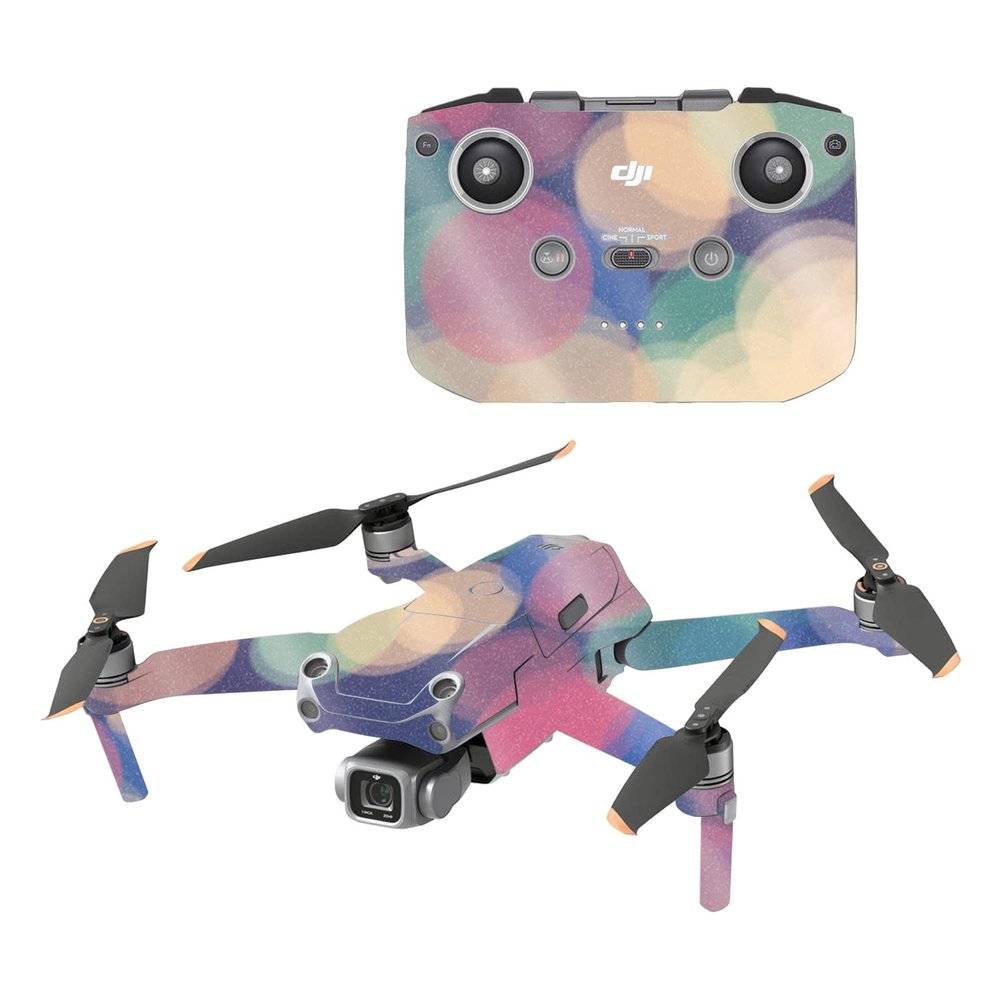 MightySkins Glossy Glitter Skin Compatible with DJI Air 2S - Focus | Protective, Durable High-Gloss Glitter Finish | Easy to Apply, Remove, and Change Styles | Made in The USA