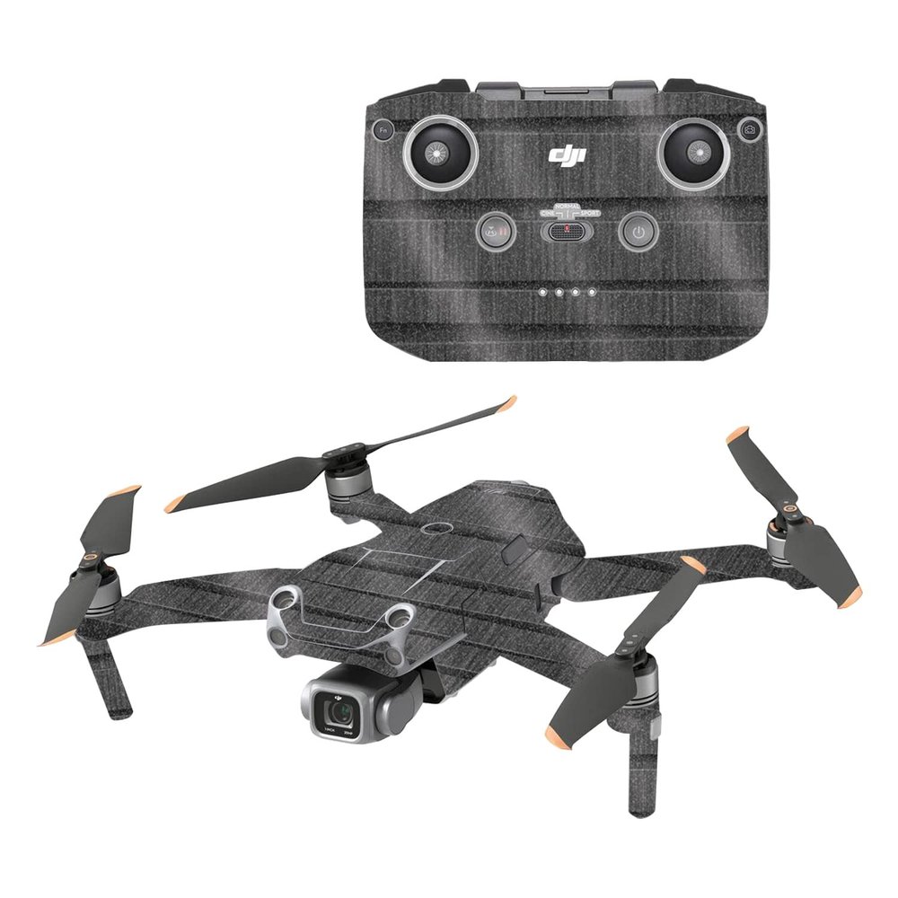 MightySkins Glossy Glitter Skin Compatible with DJI Air 2S - Carved Wood | Protective, Durable High-Gloss Glitter Finish | Easy to Apply and Change Styles | Made in The USA