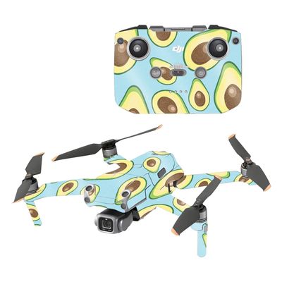 MightySkins Glossy Glitter Skin Compatible with DJI Air 2S - Blue Avocados | Protective, Durable High-Gloss Glitter Finish | Easy to Apply and Change Styles | Made in The USA
