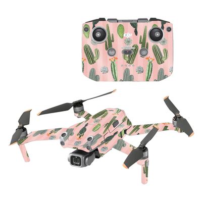MightySkins Glossy Glitter Skin Compatible with DJI Air 2S - Cactus Garden | Protective, Durable High-Gloss Glitter Finish | Easy to Apply and Change Styles | Made in The USA