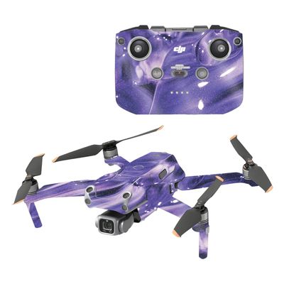 MightySkins Glossy Glitter Skin Compatible with DJI Air 2S - Purple Wash | Protective, Durable High-Gloss Glitter Finish | Easy to Apply and Change Styles | Made in The USA