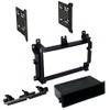 Carxtc Double or Single Din Installation Car Stereo Dash Kit for Aftermarket Radio 658 view 1