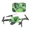 MightySkins Glossy Glitter Skin Compatible with DJI Air 2S - Green Flames | Protective, Durable High-Gloss Glitter Finish | Easy to Apply and Change Styles | Made in The USA view 1