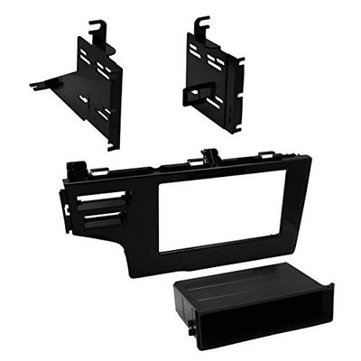 Carxtc Double or Single Din Installation Car Stereo Dash Kit for Aftermarket Radio gb Gloss Black