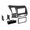 Carxtc Double or Single Din Installation Car Stereo Dash Kit for Aftermarket Radio Metallic Dark Gray view 1