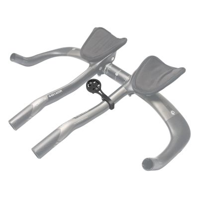 Aero Bars Mount - Garmin Bike Computer Mount for Garmin Edge, Compatible with Bike GPS Computer,Wahoo,Bryton,Cateye,GoPro Full Range and Flashlight (Black)