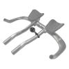 Aero Bars Mount - Garmin Bike Computer Mount for Garmin Edge, Compatible with Bike GPS Computer,Wahoo,Bryton,Cateye,GoPro Full Range and Flashlight (Black) view 1