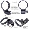 iShoot Metal Lens Collar Tripod Mount Ring Compatible with Tamron 35-150mm f/2-2.8 Di III VXD A058 E Mount, Lens Support Holder Bracket Bottom is Arca-Swiss Fit Quick Release Plate Dovetail Groove view 3