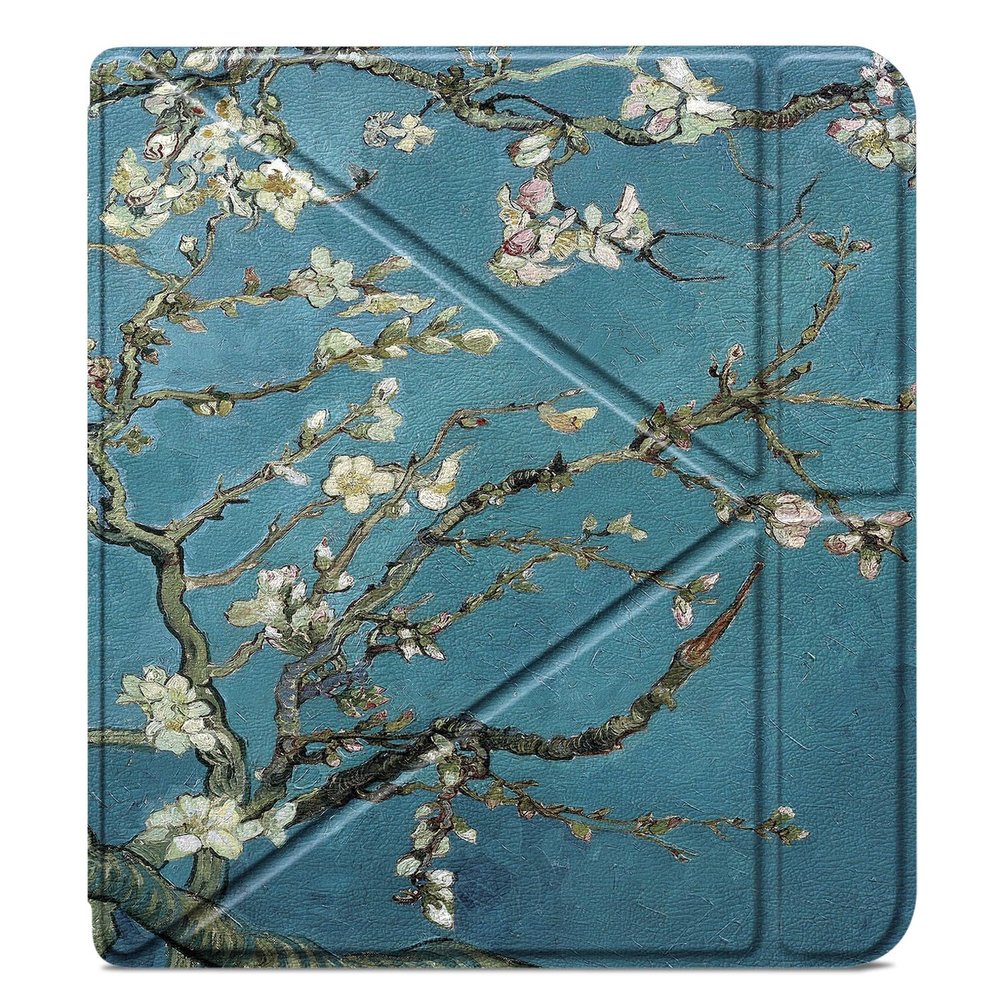 HEISHAYU Case for Kobo Libra Colour (2024) / Kobo Libra 2 (2021) 7-inch eReader,TPU Cover with Auto Wake/Sleep,Z-Flower