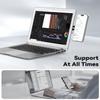 CloudValley Adjustable Laptop Stand, Magnetic Phone Holder, Aluminum Slim Computer Monitor Side Mount Clip for iPhone MagSafe Series & All Phones, Portable Foldable Computer Expansion Bracket, Black view 2