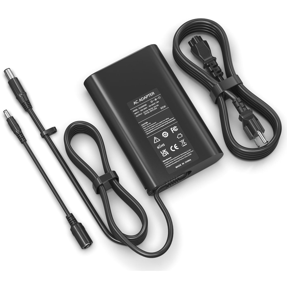 I IBACASE 65W Laptop Charger Compatible with Dell Latitude Series and More 7.4mm*5.0mm Computer AC Adapter Replacement