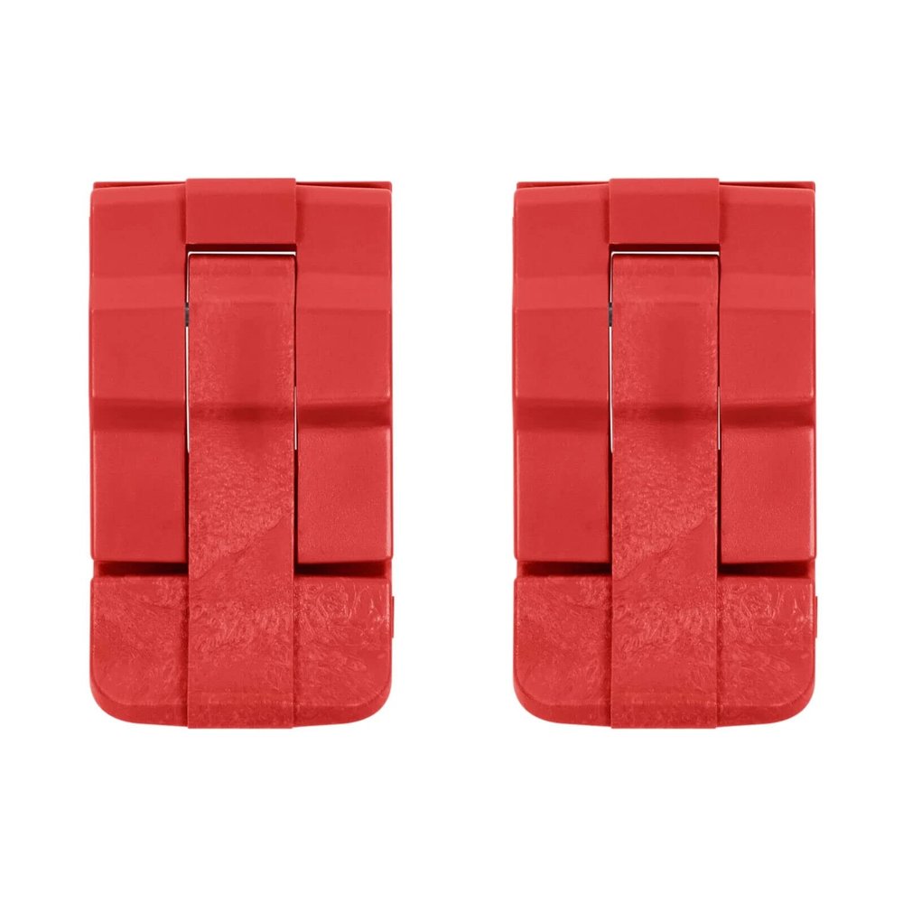 2 Red Replacement latches for Pelican 1500, 1510, 1520, 1550, 1560, 1600, 1610 Sizes.