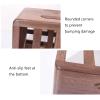 CHUANGRUN WiFi Router Storage Box, Wood Plug Row Hub Desktop Storage Box, Power Strip and Cable Management Hider Rack, for Living Room, Office, Home Theater, Etc view 3