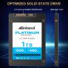 INLAND Platinum 1TB SSD SATA III 6Gb/s 2.5" 7mm TLC 3D NAND Internal Solid State Drive (1TB) view 2