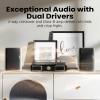 Edifier R1380T Powered Bookshelf Speakers, 2.0 Stereo Active Near Field Monitors, Studio Monitor Speaker, 42 Watts RMS (Black) view 3