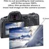 (3 Packs) Rieibi Screen Protector for Canon EOS 7DII, 0.33mm 9H Hardness Tempered Glass Film for Canon EOS 7D Mark II Digital Camera with Top Screen Protector view 2