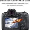 (3 Packs) Rieibi Screen Protector for Canon EOS 7DII, 0.33mm 9H Hardness Tempered Glass Film for Canon EOS 7D Mark II Digital Camera with Top Screen Protector view 3
